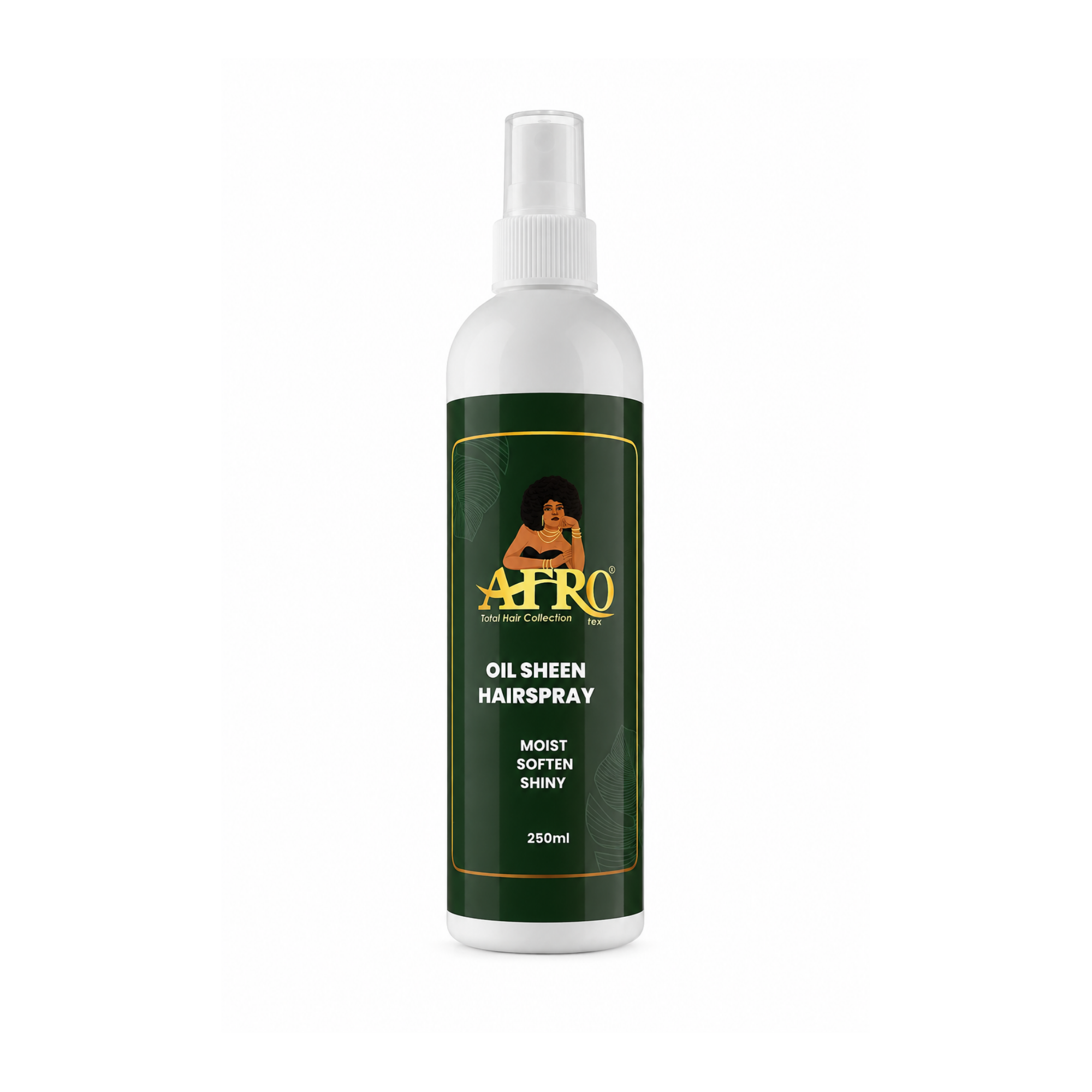 Oil sheen hairspray 